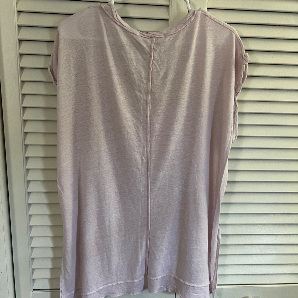 We The Free Lilac Oversized Tee Shirt - Picture 2 of 7